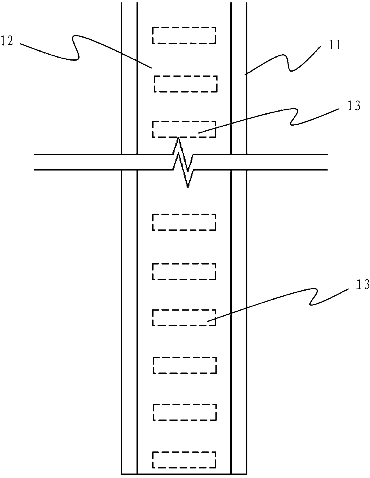Connecting method and connecting structure for box-type steel pipe column and shear wall end post