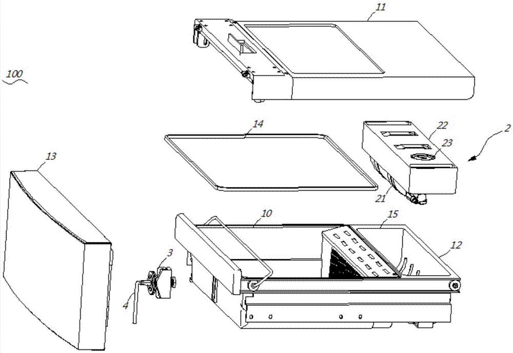 Control method for gas concentration in freshness-retaining drawer