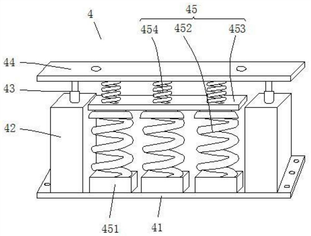 A road and bridge shock-absorbing support and its installation method