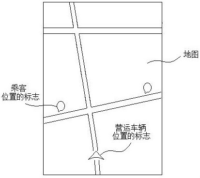 Method for displaying passenger position by vehicle-mounted terminal