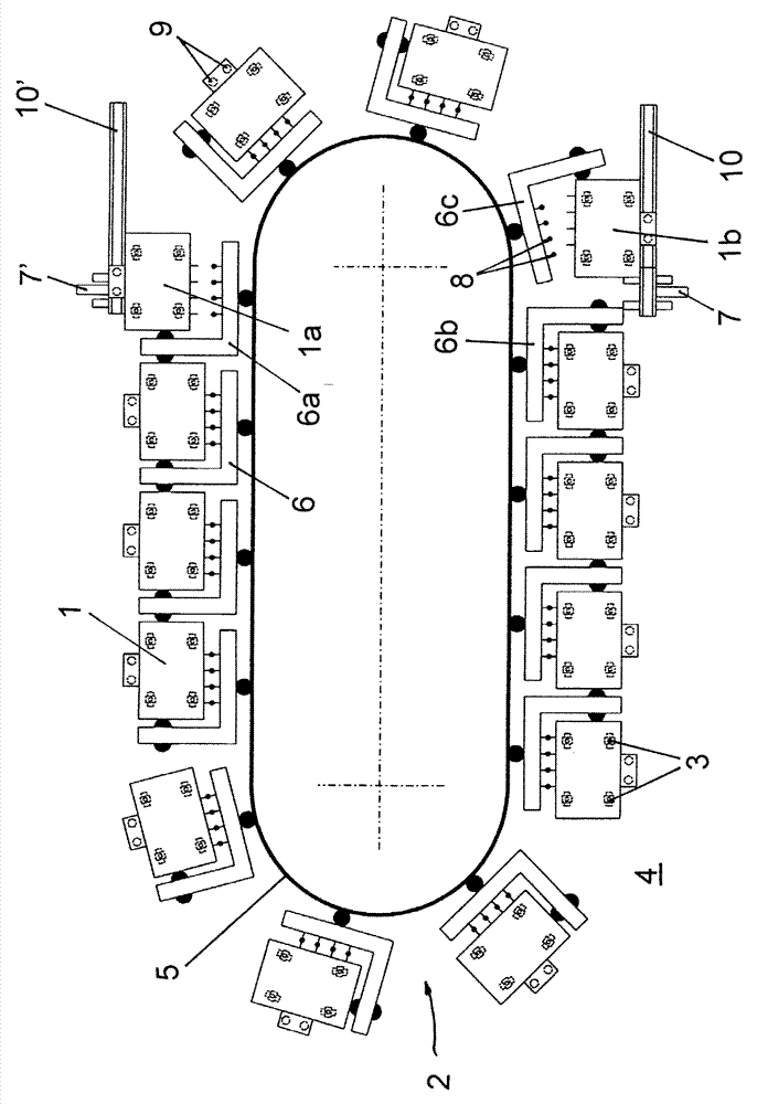 Method and device for the production of form parts