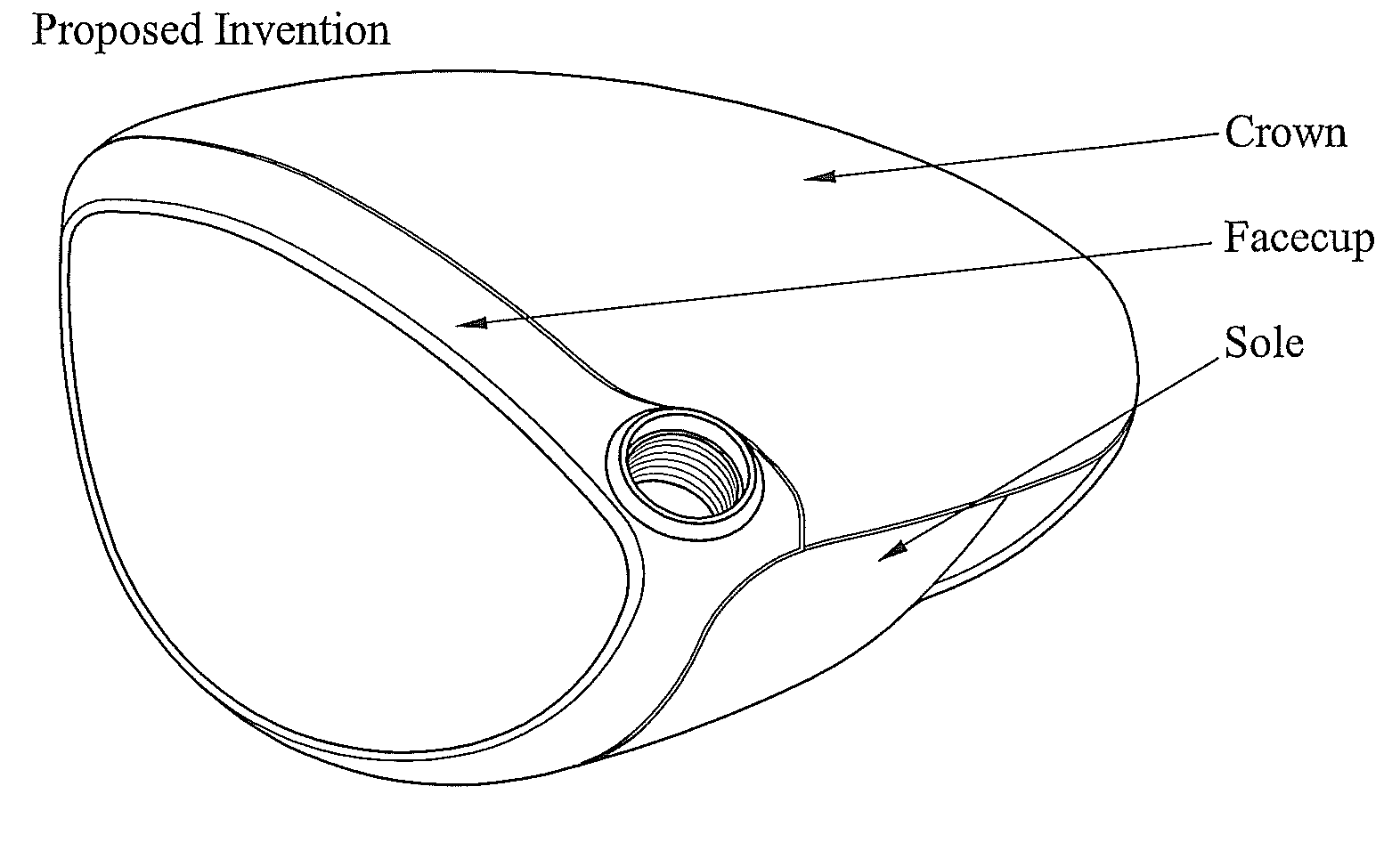 Multiple material golf club head and a method for forming a golf club head