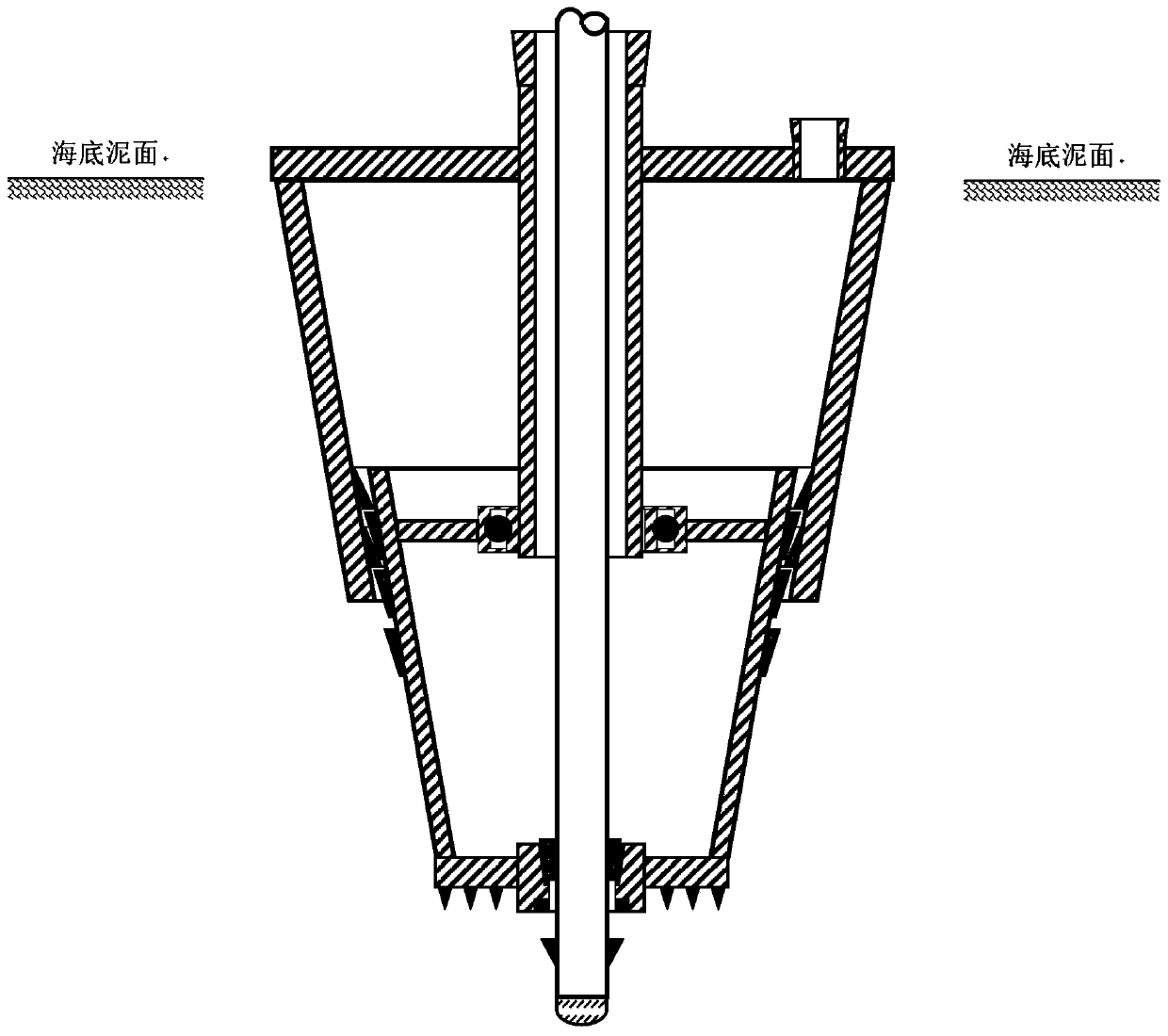 A deep water surface conduit device