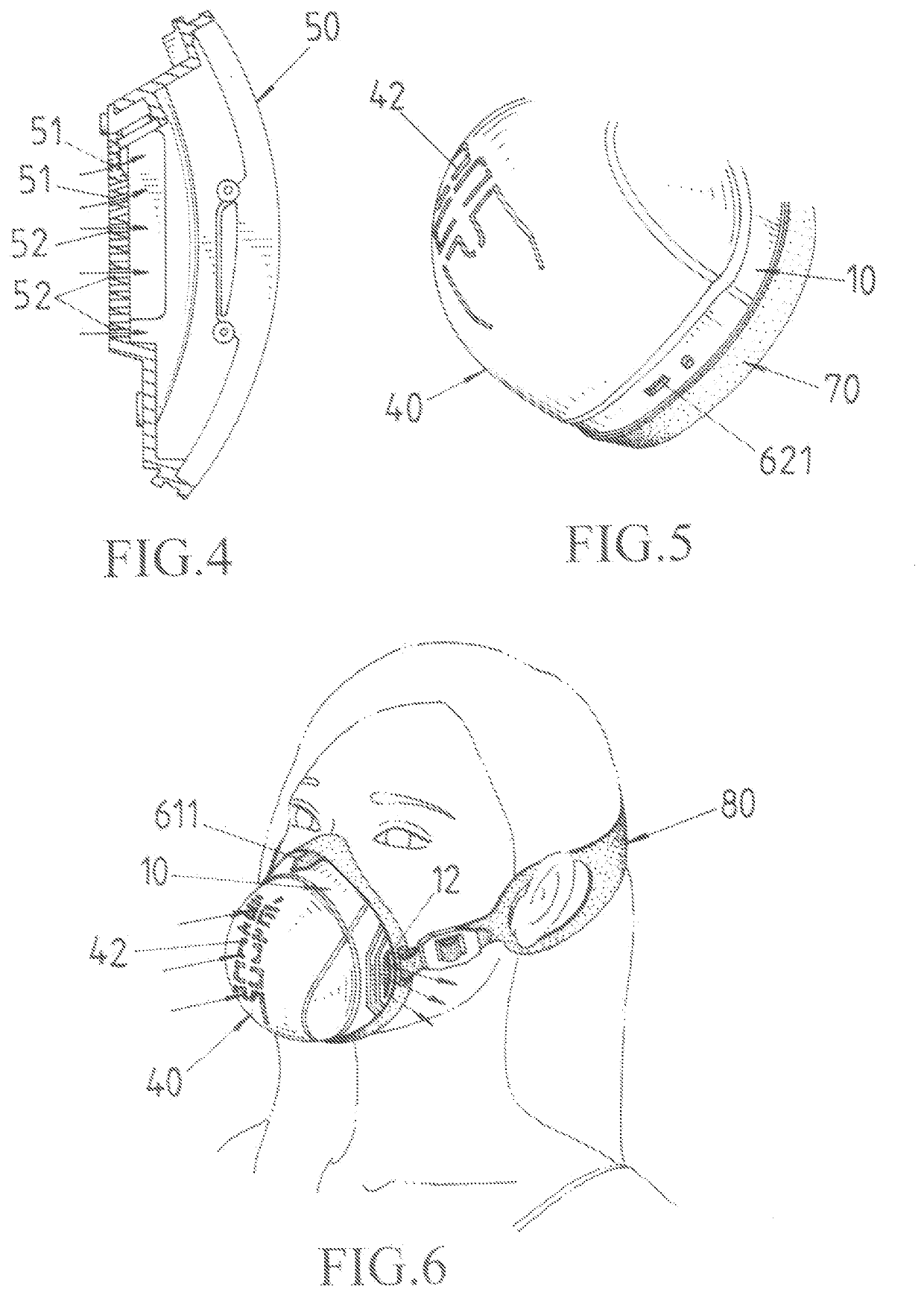Air purification face mask structure