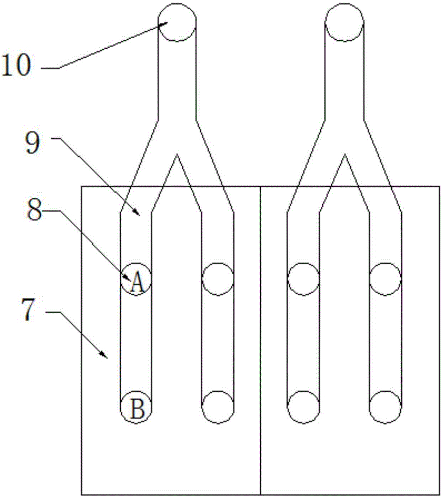 Waste heat circulation system for direct air cooling tower