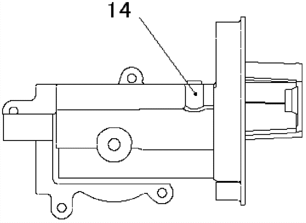 Gear selecting and shifting actuating mechanism assembly of automated mechanical transmission (AMT)