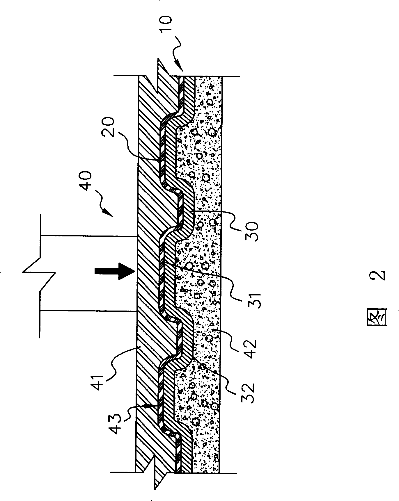 Flexible stereo magnetic iron improved structure for decoration and manufacturing method thereof