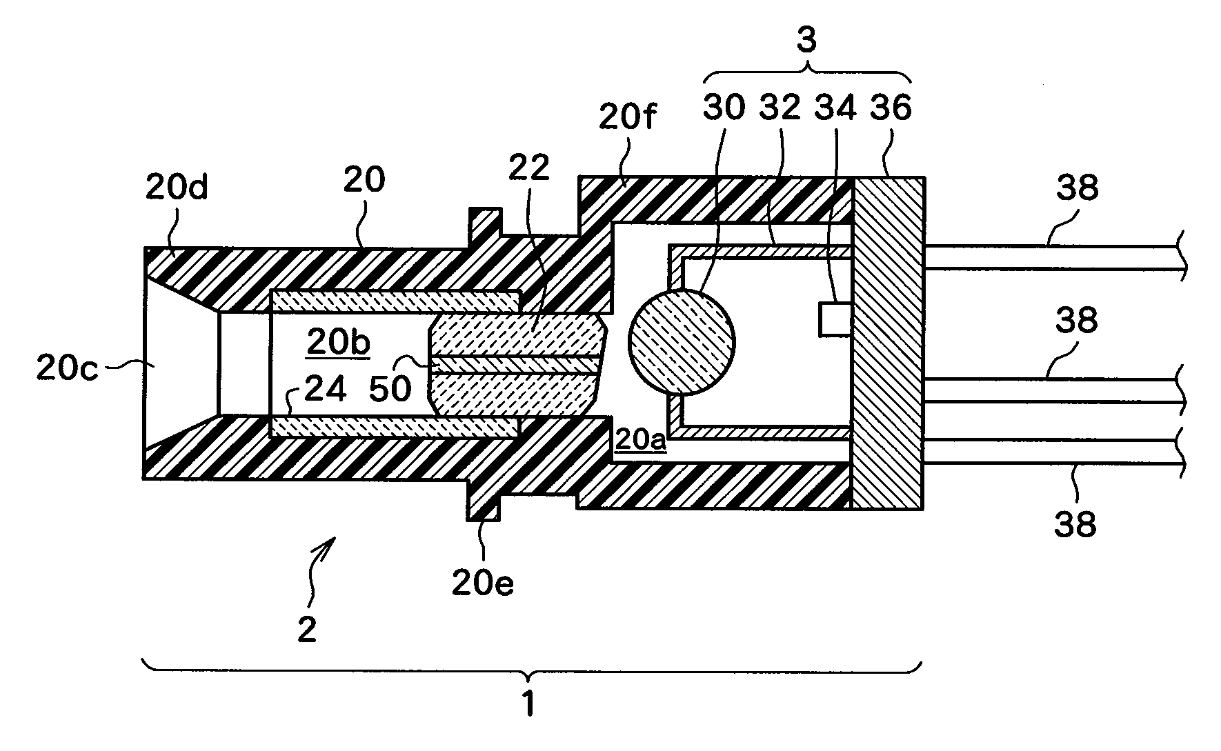 Optical receptacle, optical module, and method of manufacturing an optical module