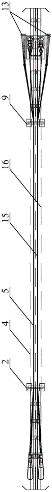 A method for hoisting construction main beam segments by cables