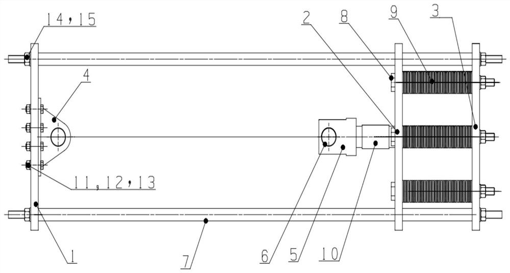 Movable loading test bench