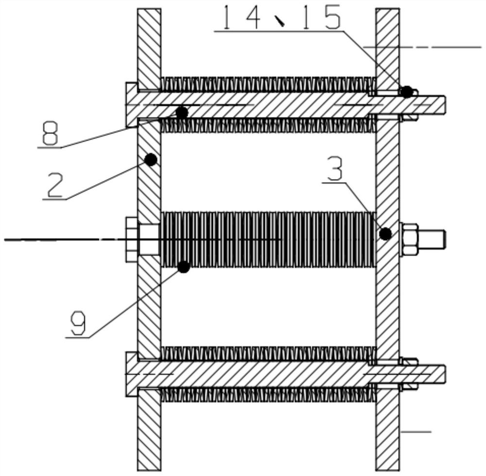 Movable loading test bench