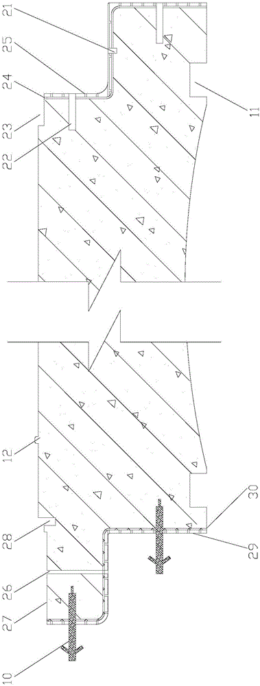 Assembly type cement pavement construction method