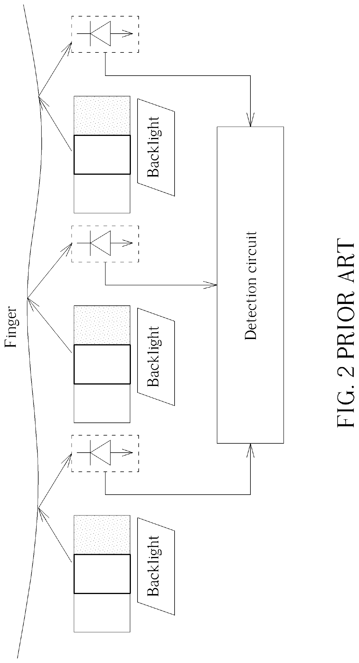 Display panel applicable to reducing noise coupling and enhancing sensing signal in optical fingerprint sensor thereof with aid of switch arrangement, and associated electronic device