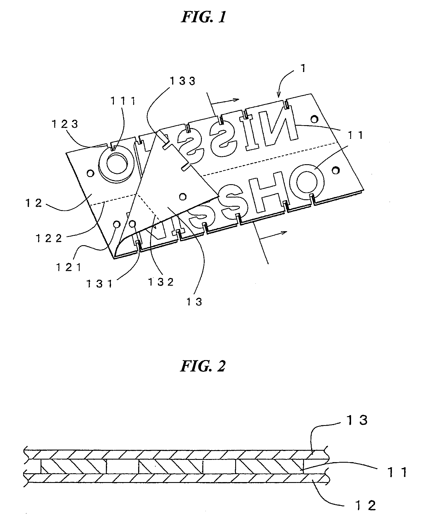 Adhesive unit for emblem, method of producing the same, jig for adhering emblem and emblem for adhesion