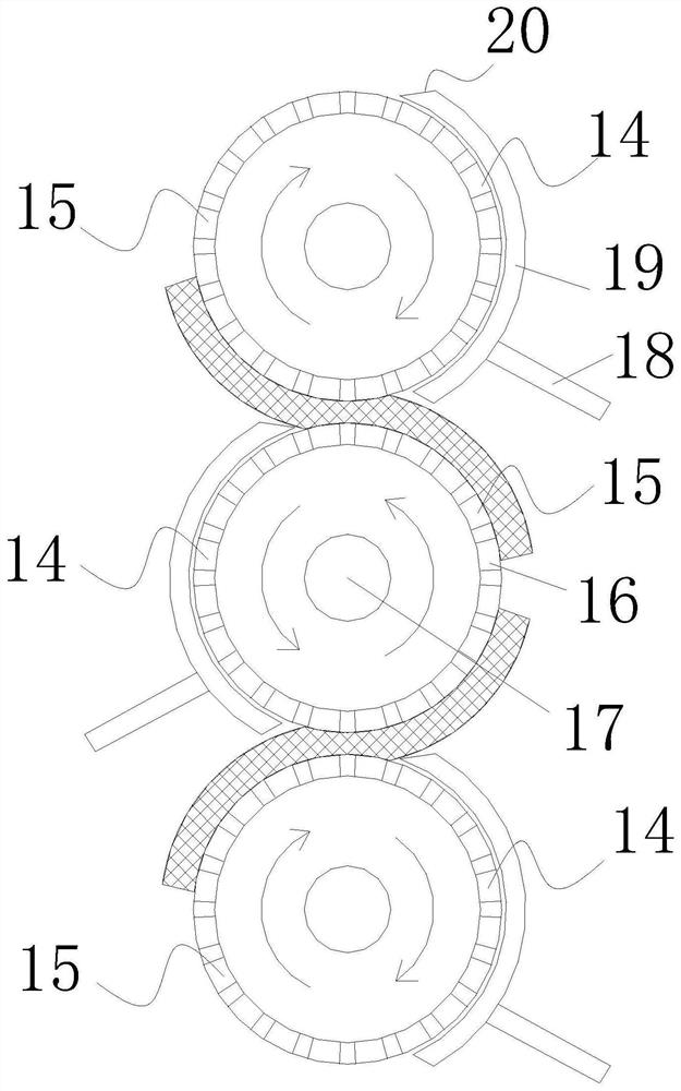 Steam sterilization device used before textile production and packaging