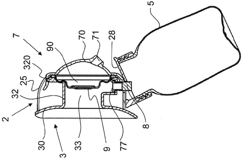 Breast shield unit having media separation