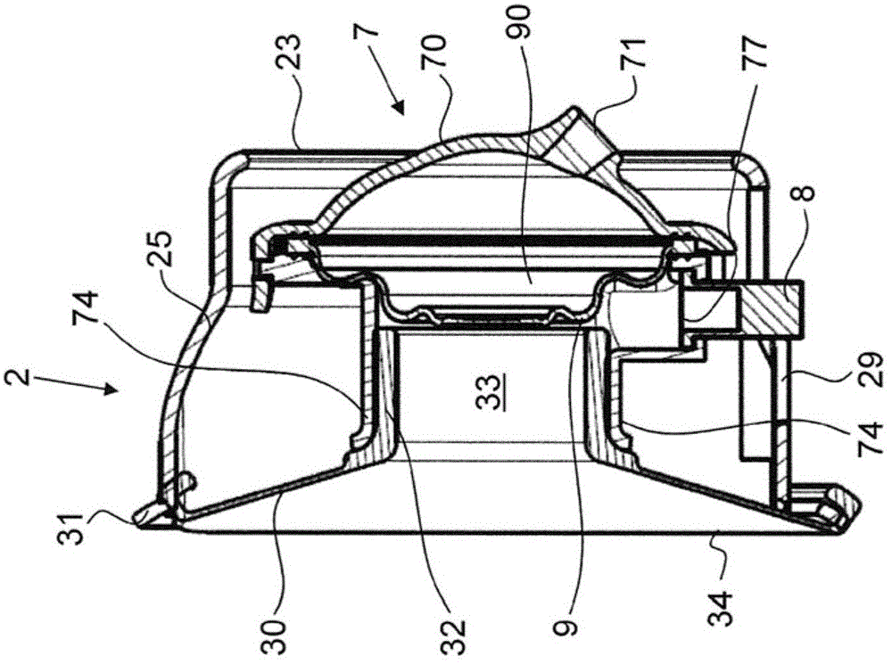 Breast shield unit having media separation