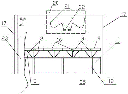 Intelligent column array type bed