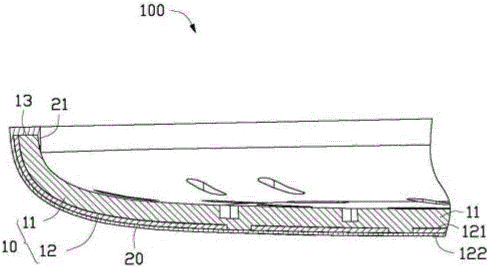 Electronic product shell with heat radiation function