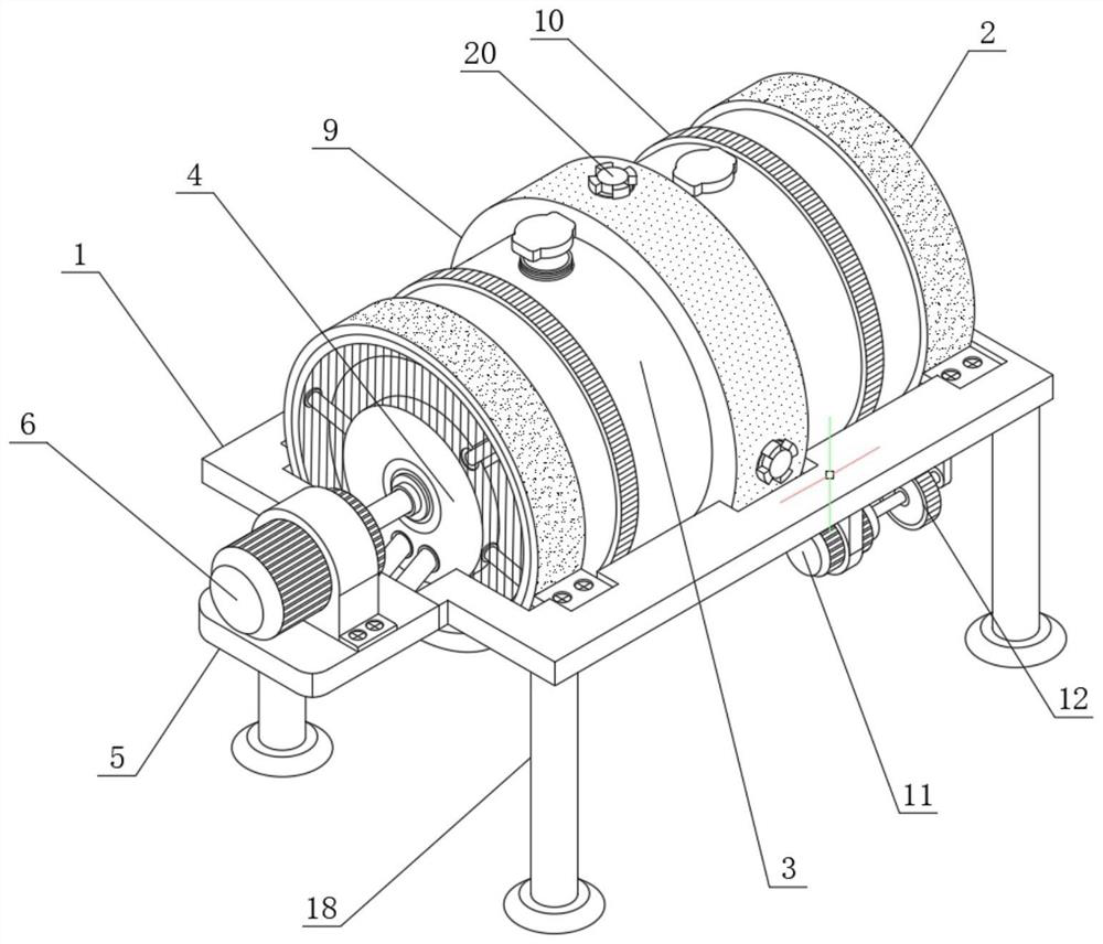 Novel drum-type sorting sieve