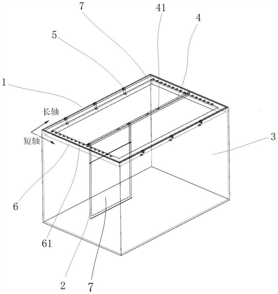 Calibration device for underwater three-dimensional observation system and calibration method