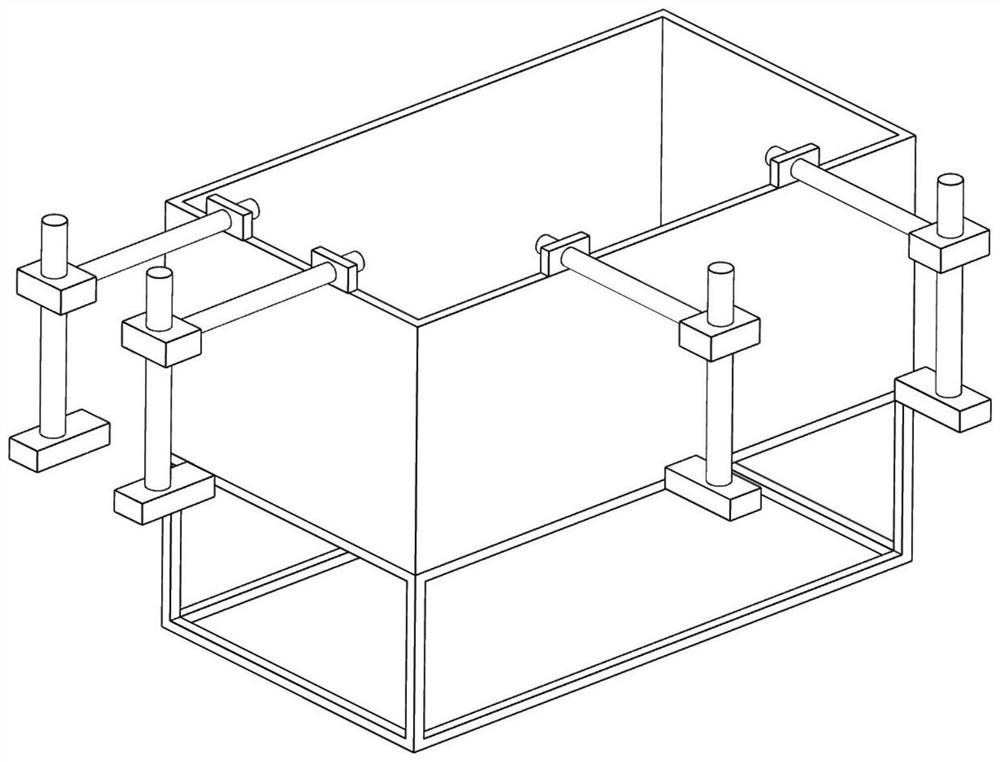 Calibration device for underwater three-dimensional observation system and calibration method