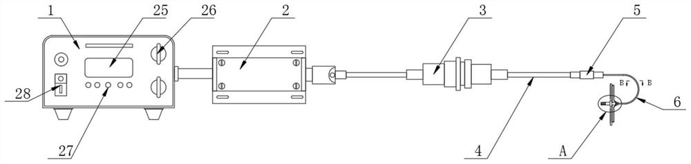 Peripheral nerve repairing device combining photostimulation and nerve conduit technology