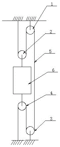 Rope winding type elevator adopting closed-loop counterweight-free drag system