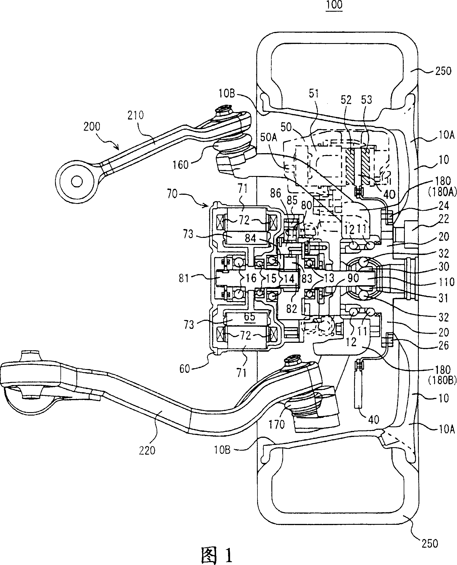 Wheel support device