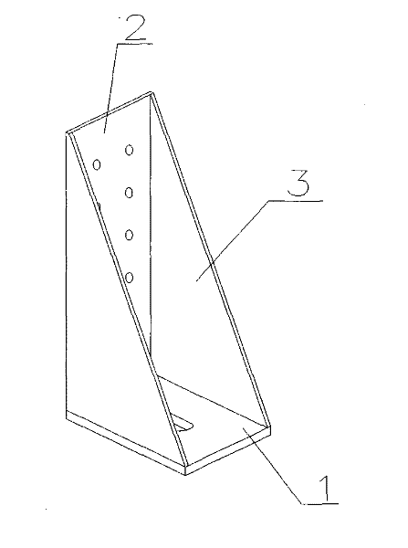 Uplift-resistant connecting piece for fixing steel structure