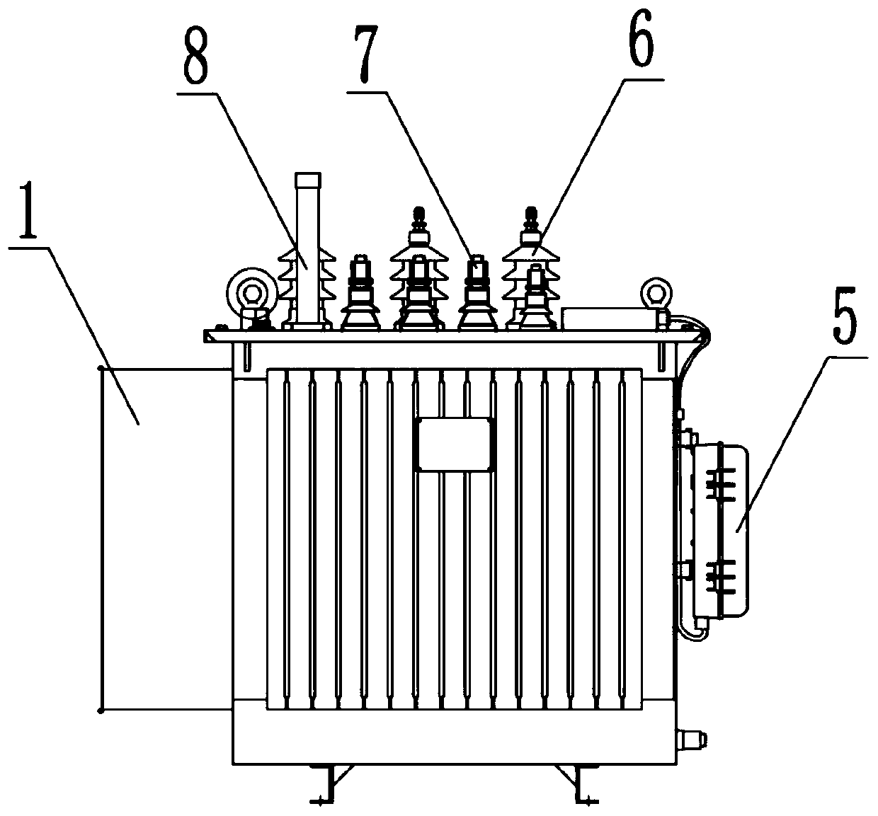 On-load capacity-regulating voltage-regulating transformer