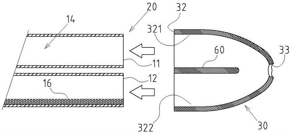 Parallel combining connecting part end cover closing structure of loop type heat pipe