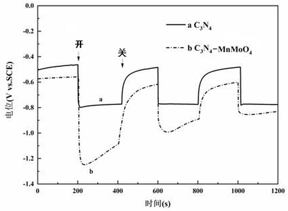 Composite photoanode film and its preparation method and application