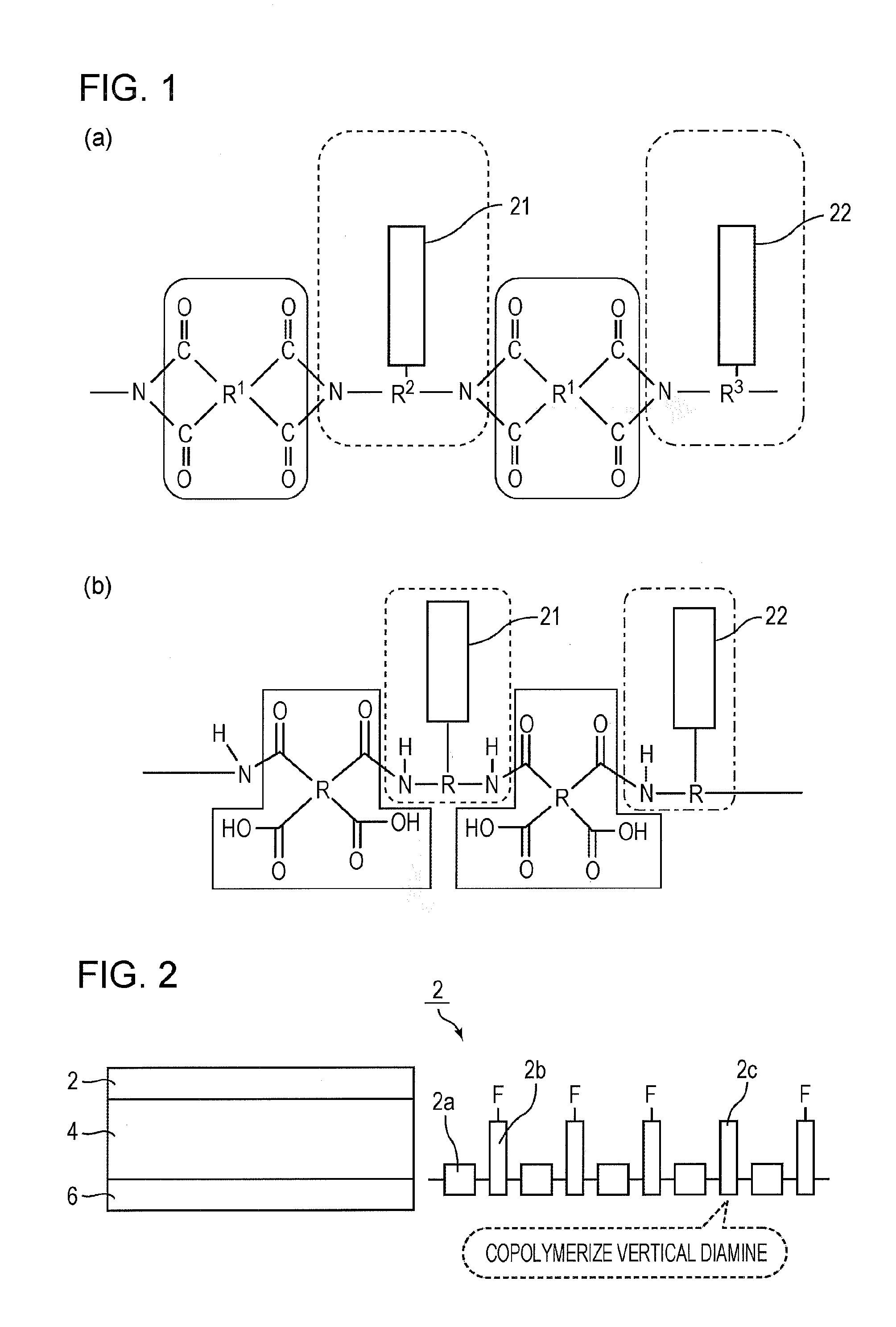 Liquid crystal display panel, liquid crystal display device, and polymer for alignment film material