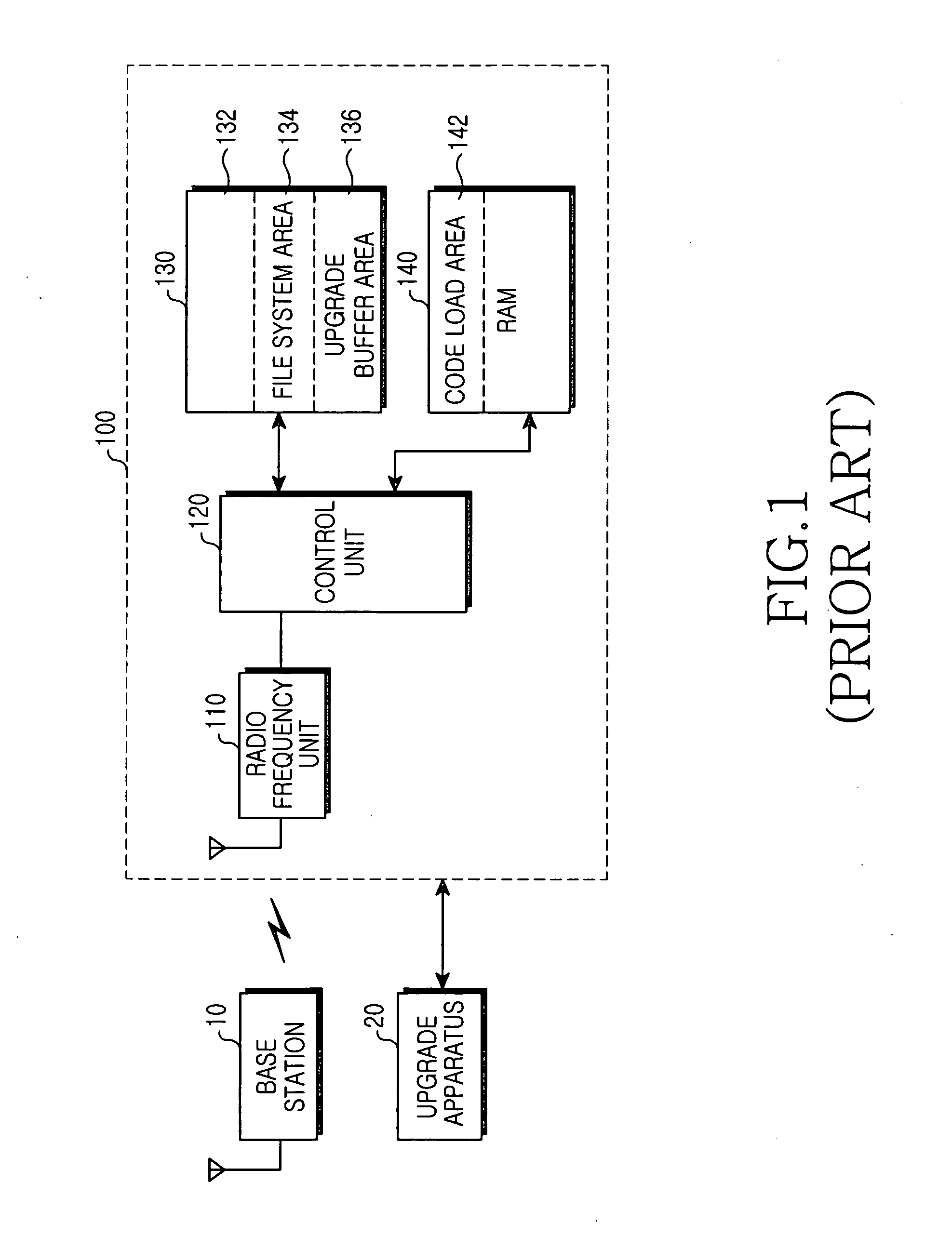 Mobile communication terminal having embedded system for software download and method for software download
