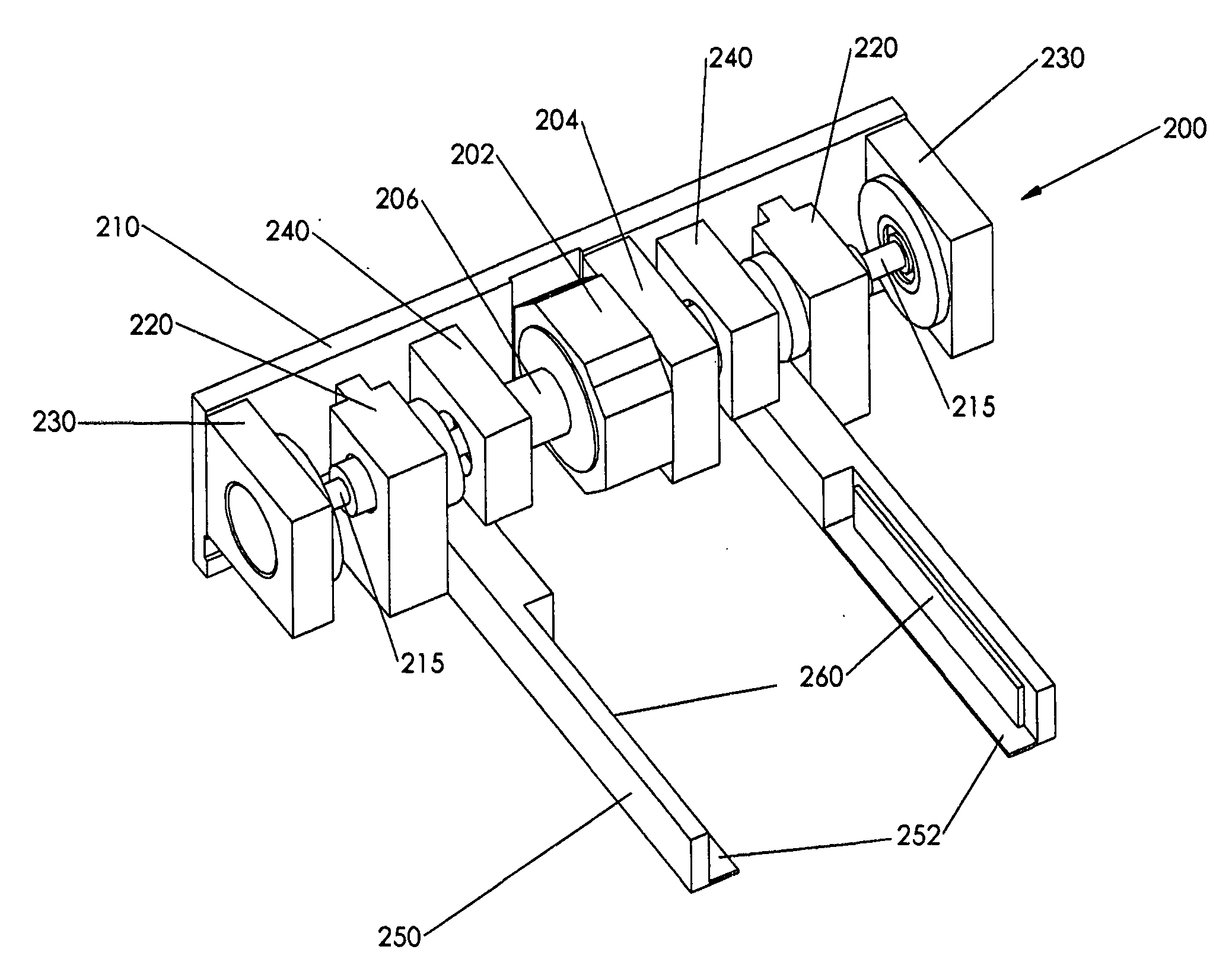 Parallel gripper for handling multiwell plate.