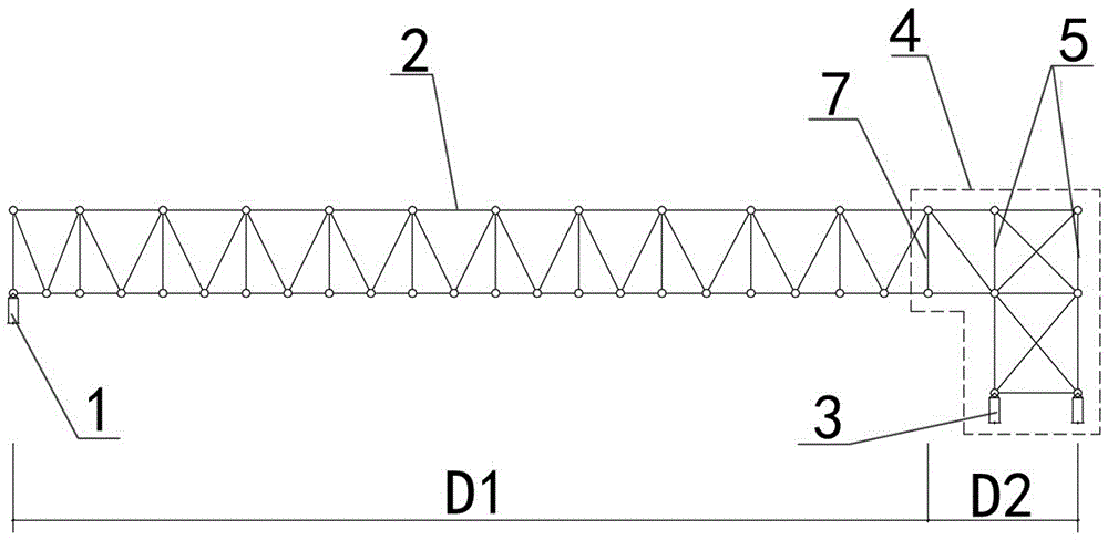 Large-span hangar fringe truss prestressed structure system and construction method thereof