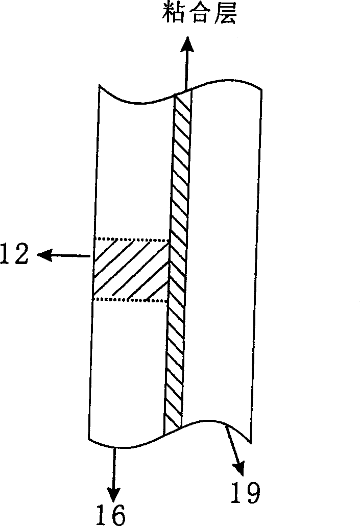 Packaging bag composite material into which sucking pipette can be easily inserted