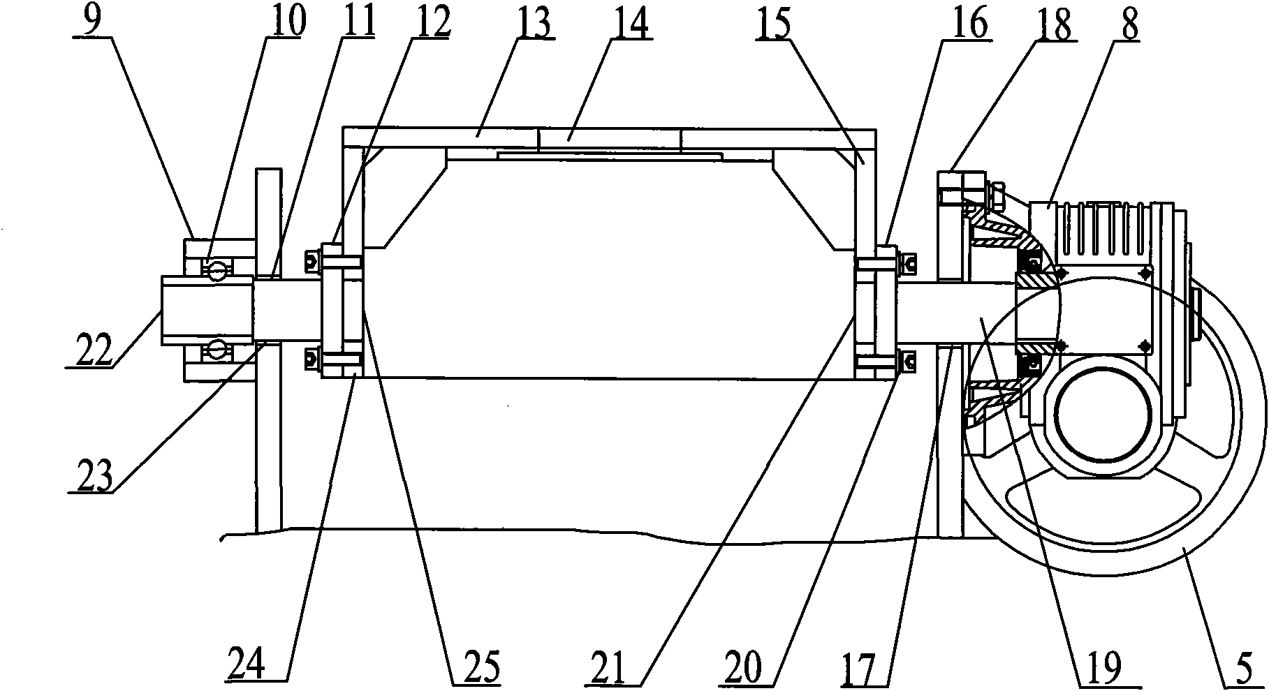 Dumping mechanism of welding positioner