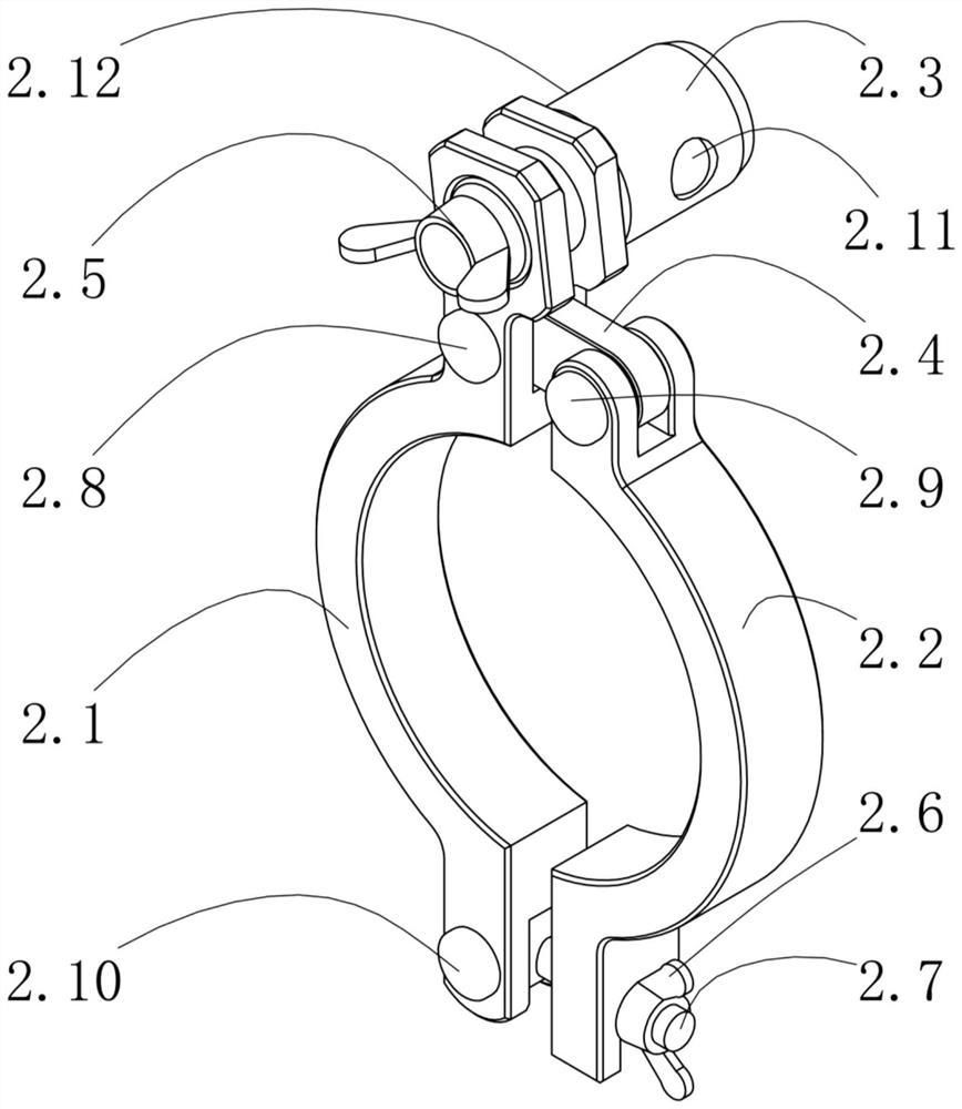 Master-slave cooperative positioning and clamping device for realizing near-zero sliding of high-speed rail gear shaft