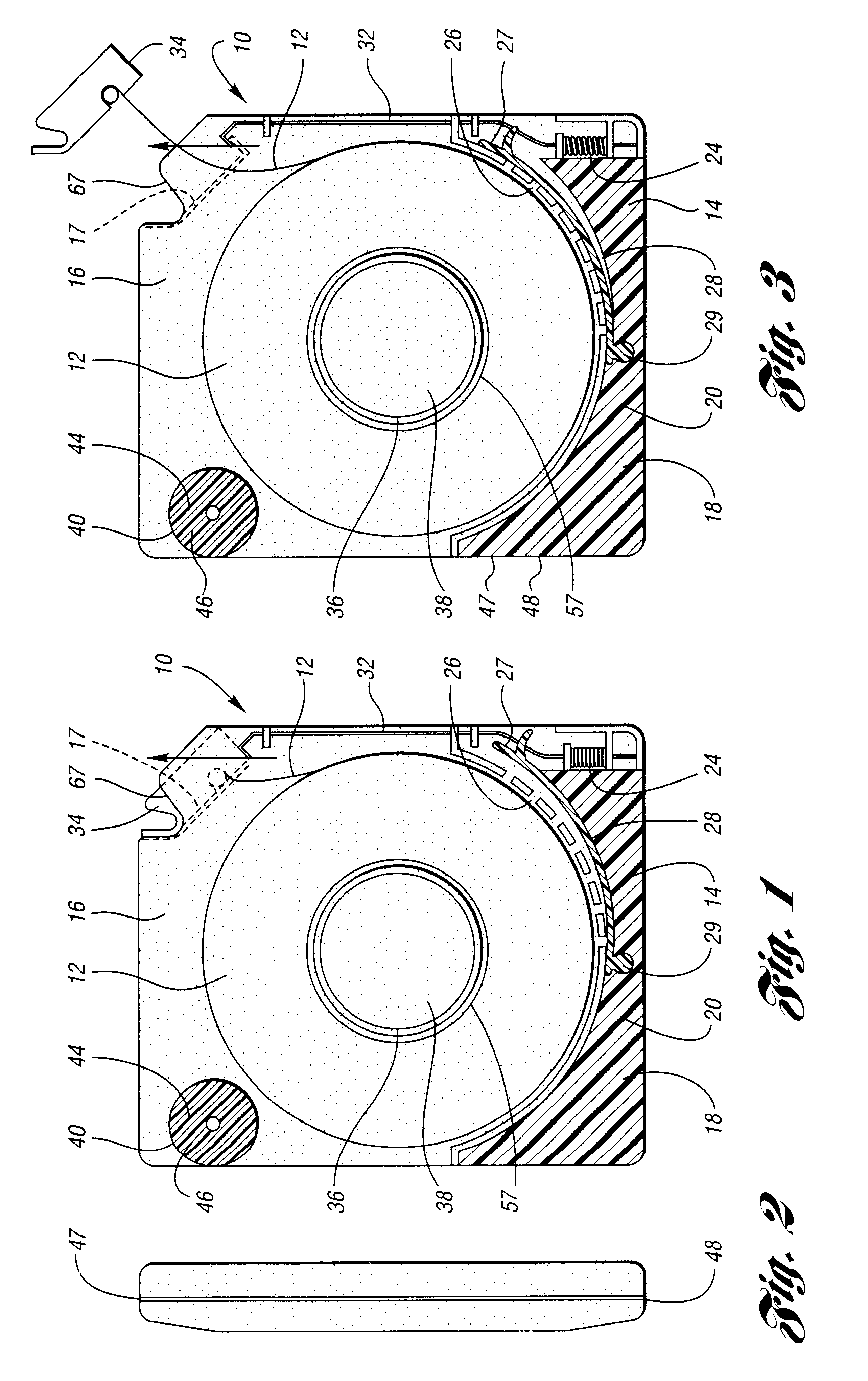 Dual chambered environmentally controlled cartridge and method for protecting data storage media