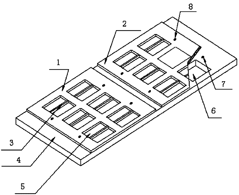 High-power semiconductor laser array mask device