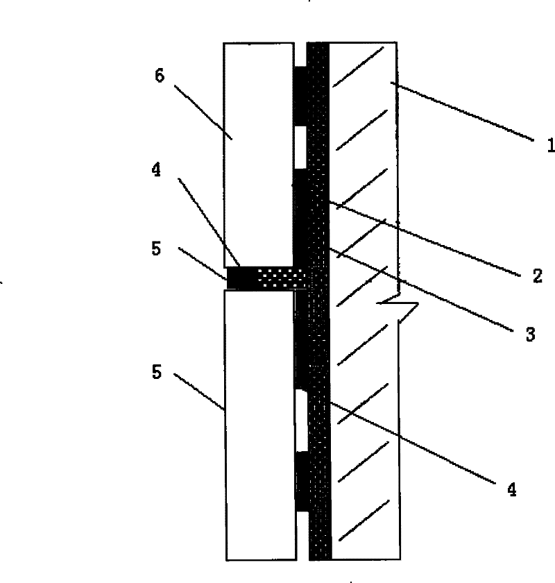 Dinging structure and dinging method for novel heat preservation and insulation building