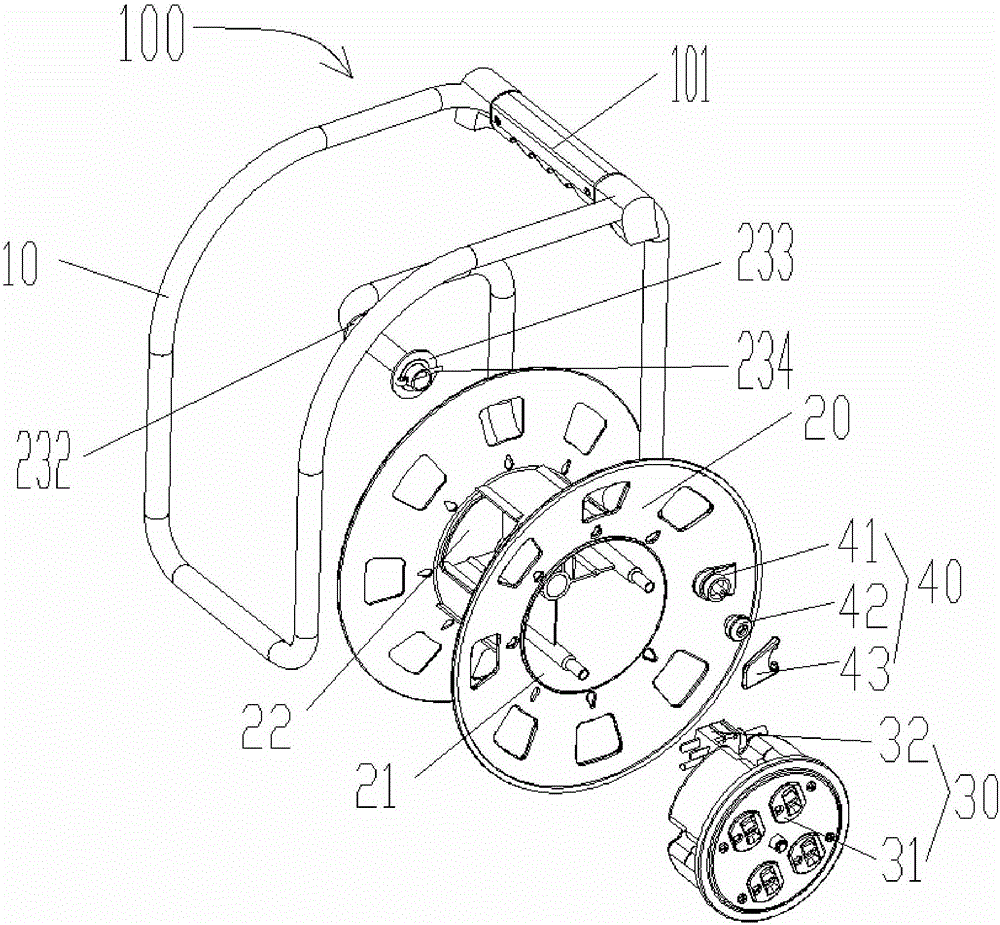 Portable wire reel