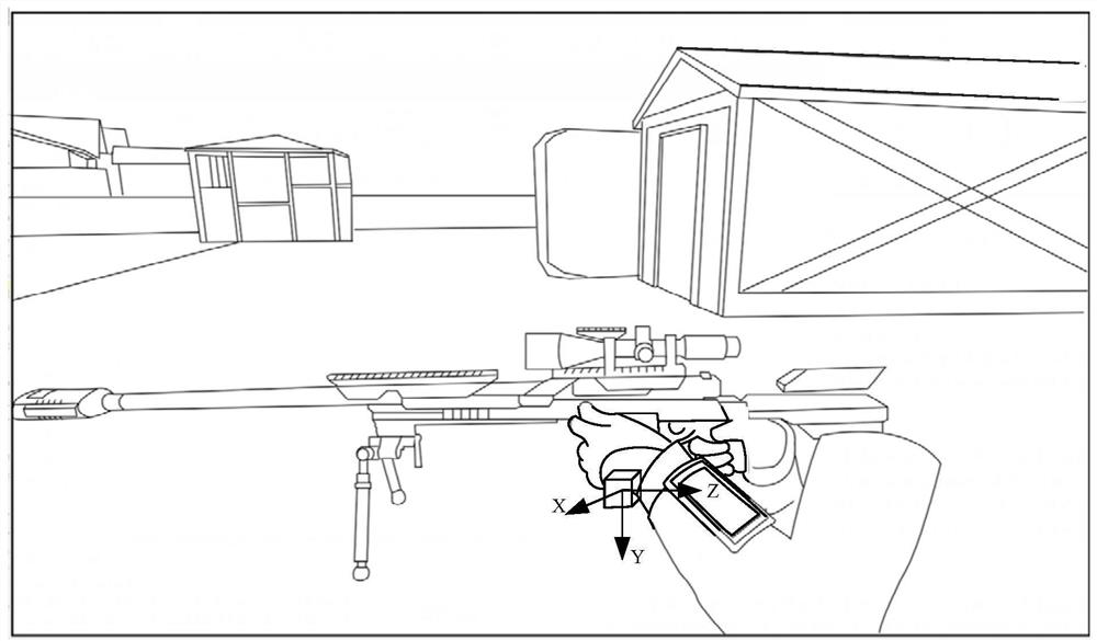 Shooting display method and device of virtual gun, computer equipment and storage medium