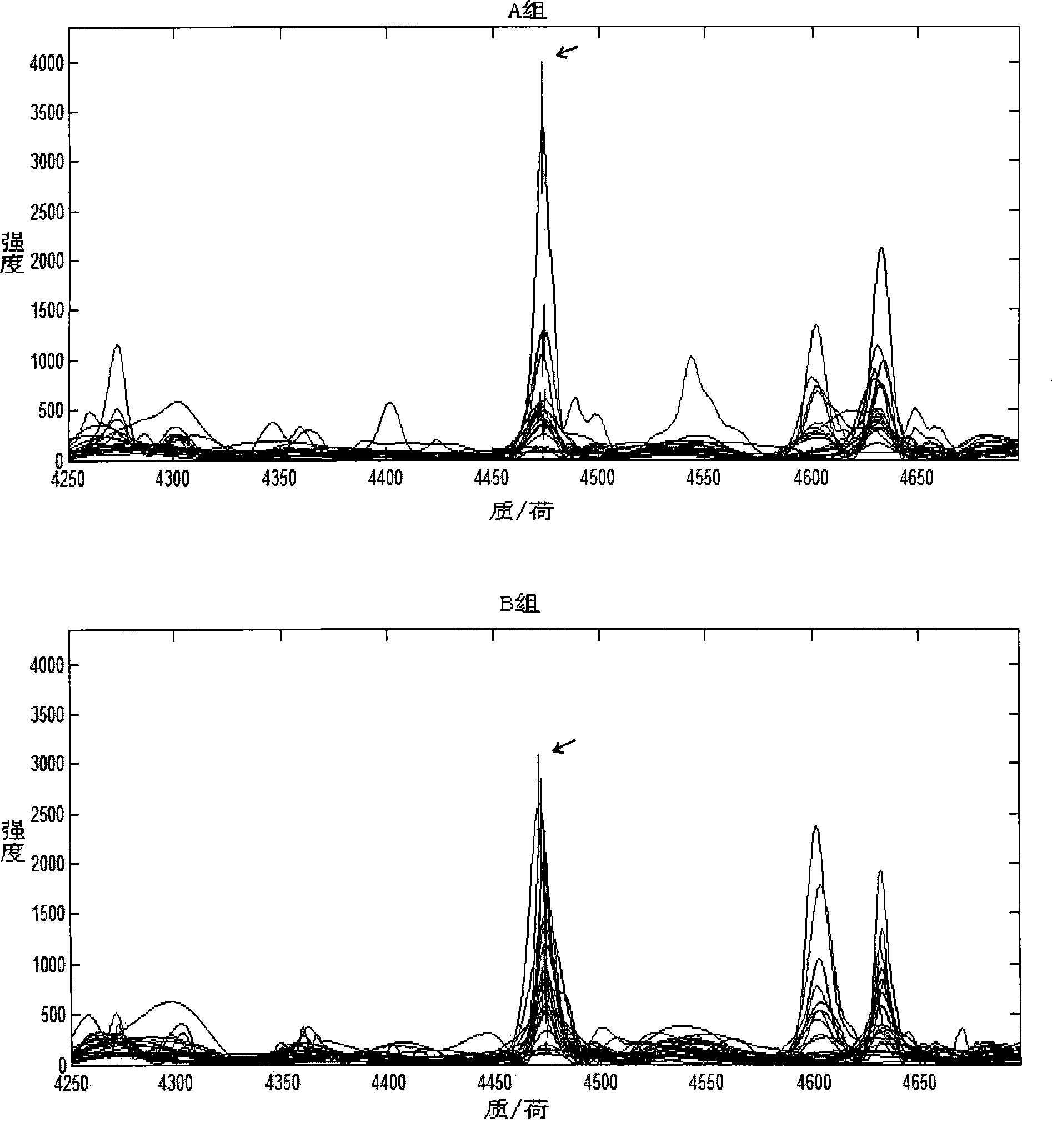 Method for detecting cancer of stomach prognosis and staging blood serum protein