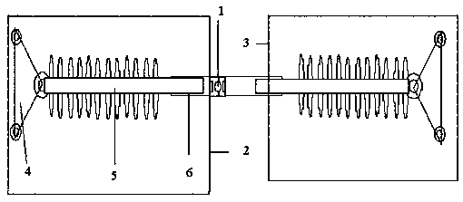 Interphase spacer and configuration method for suppressing deicing jump of double-circuit transmission lines