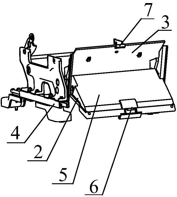 Automobile seat with pedal