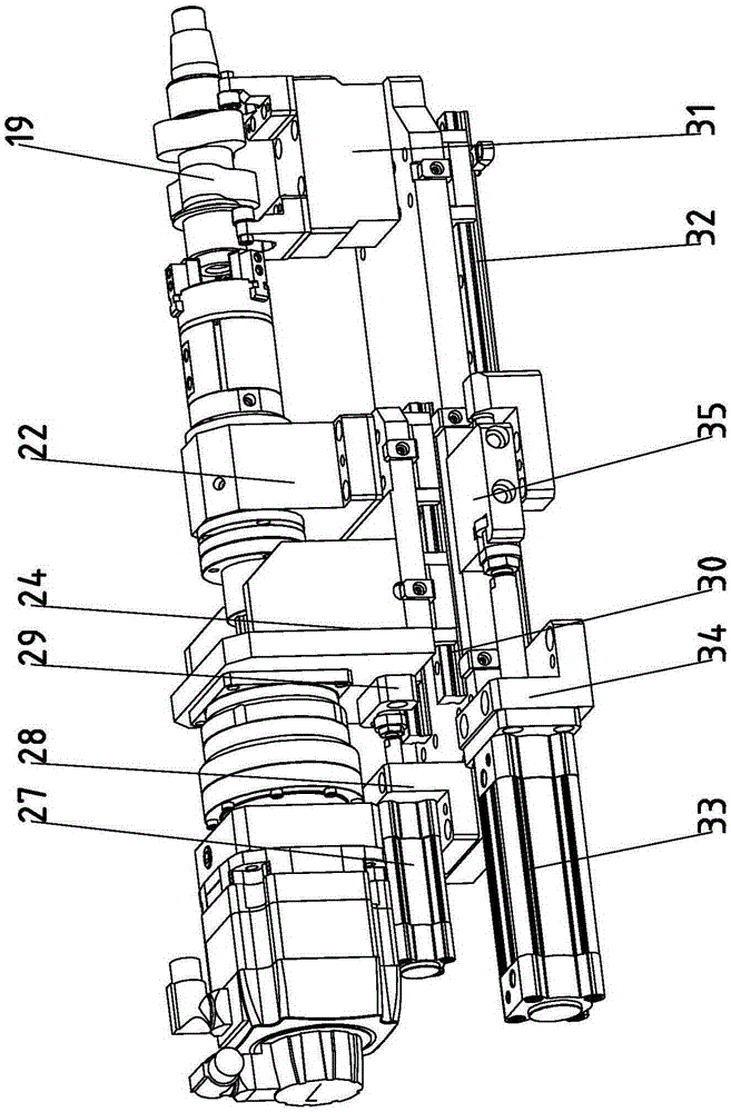 Automatic assembling and disassembling mechanism for camshaft grinding chuck
