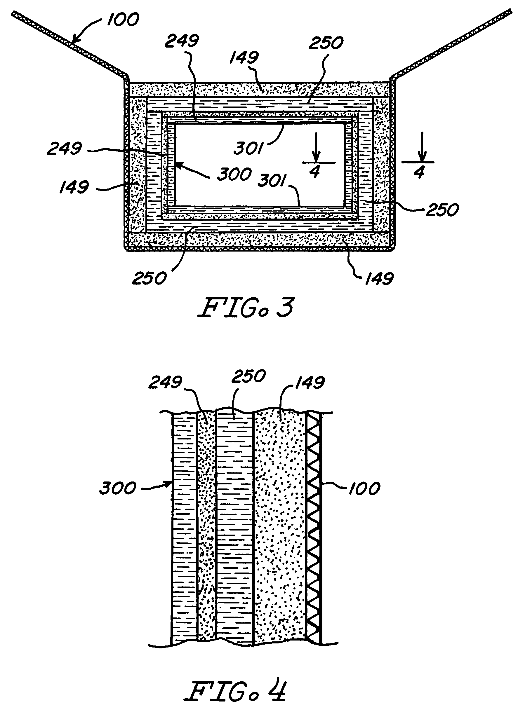 Thermal insert for container having a passive controlled temperature interior